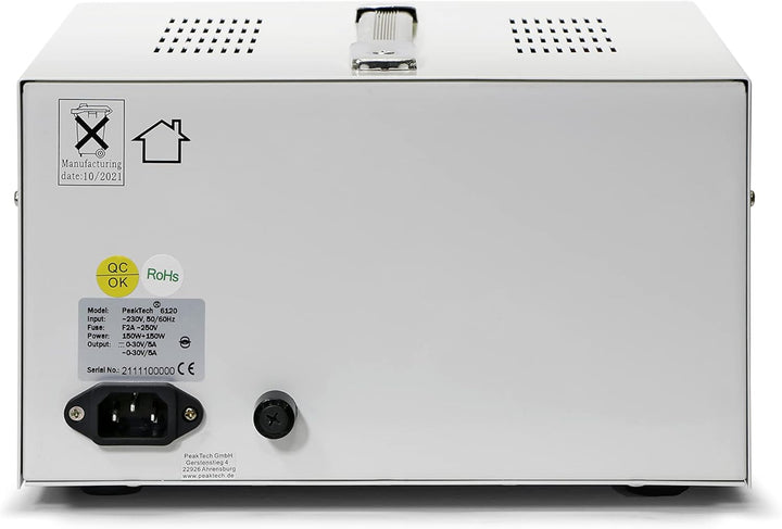AC/DC stabilisiertes Labornetzgerät 0-30 V/5 A