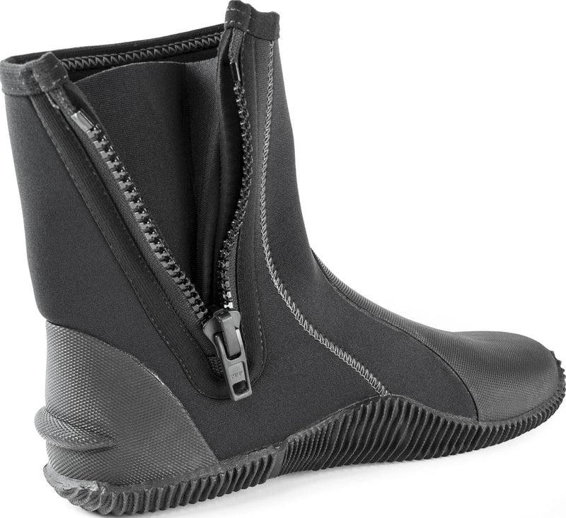 Cressi Isla Boots - Unisex Tauchschuhe aus Neopren Shwarz mit Gummisohle 3mm Medium, 3mm Medium