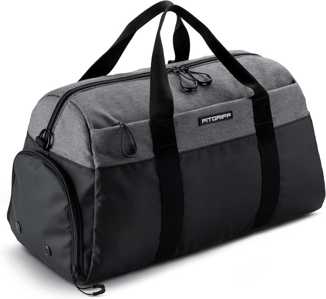 Fitgriff® Sporttasche & Reisetasche V2 für Damen und Herren - mit Schuhfach & Nassfach - Tasche für
