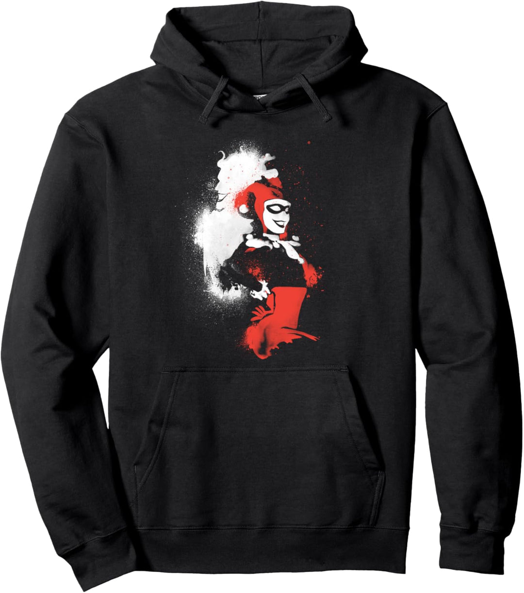 Harley Quinn Splattered Couple Pullover Hoodie