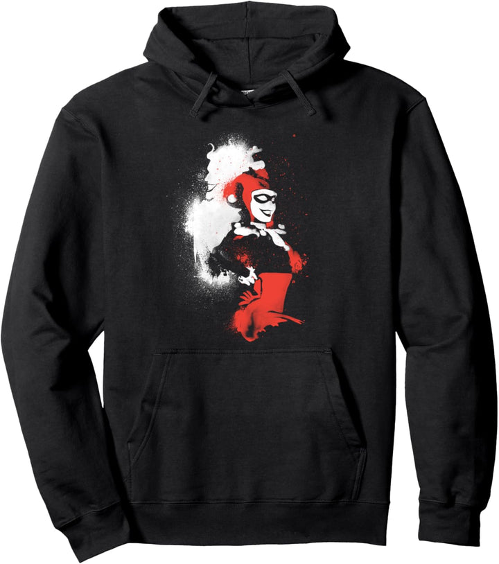 Harley Quinn Splattered Couple Pullover Hoodie