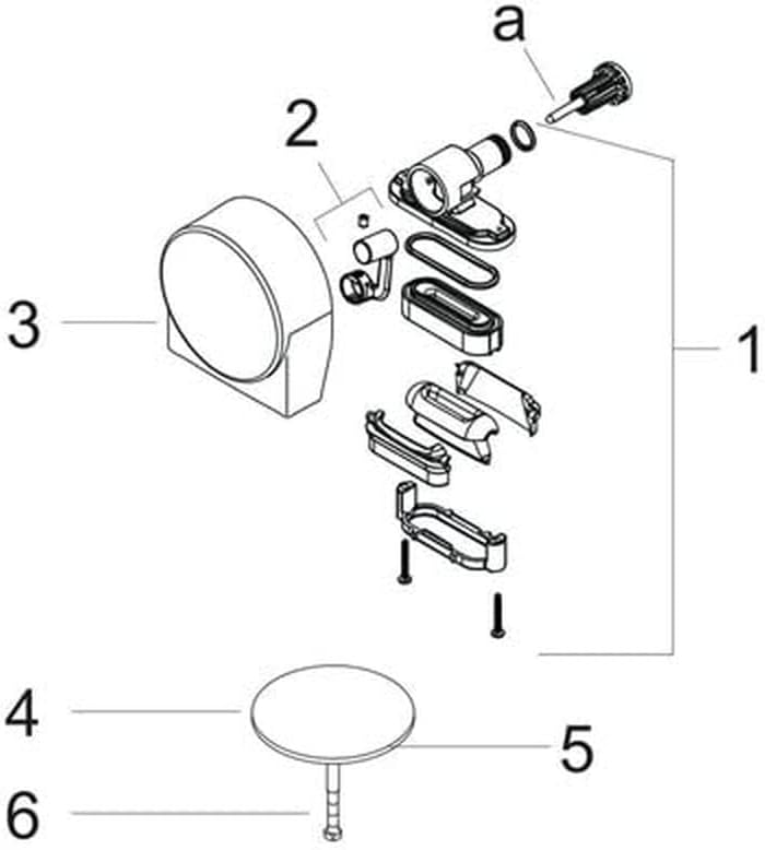 hansgrohe Exafill S Wanneneinlauf Fertigset, Chrom, Chrom