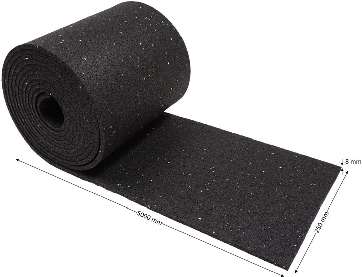 Antirutschmatte 500x25 cm 8 mm – Ladungssicherung & Transportmatte für LKW, Anhänger & Auto – Gummig