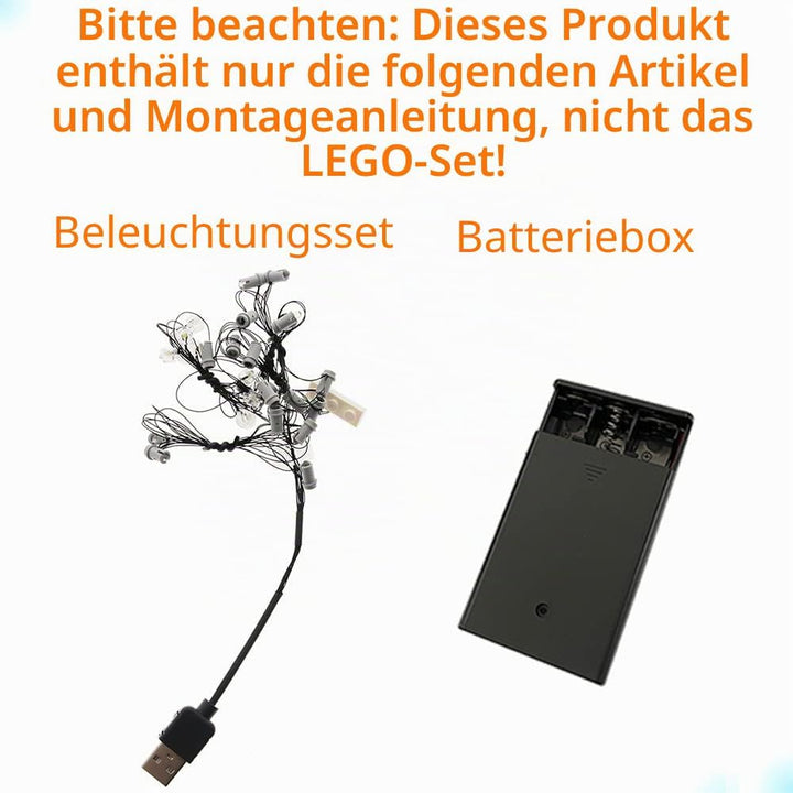 GEAMENT LED Beleuchtungsset für Technic Porsche 911 RSR Rennwagen Building Blocks Modell Kompatibel