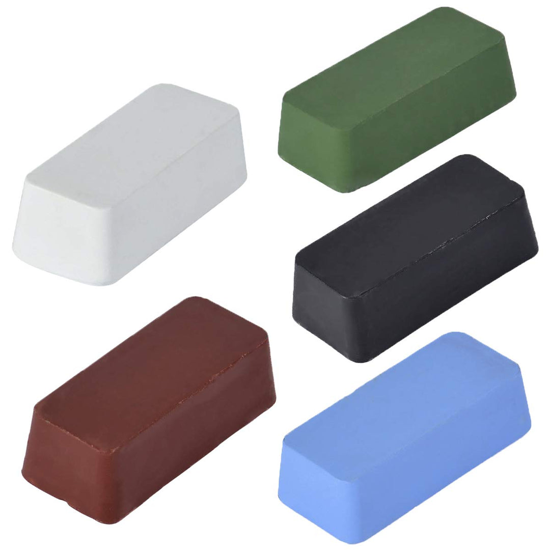 Polierpaste, Jicyor 5pcs Kit Edelstahl Metall Polierwachs Multifunktion Schleifpolitur Professionell