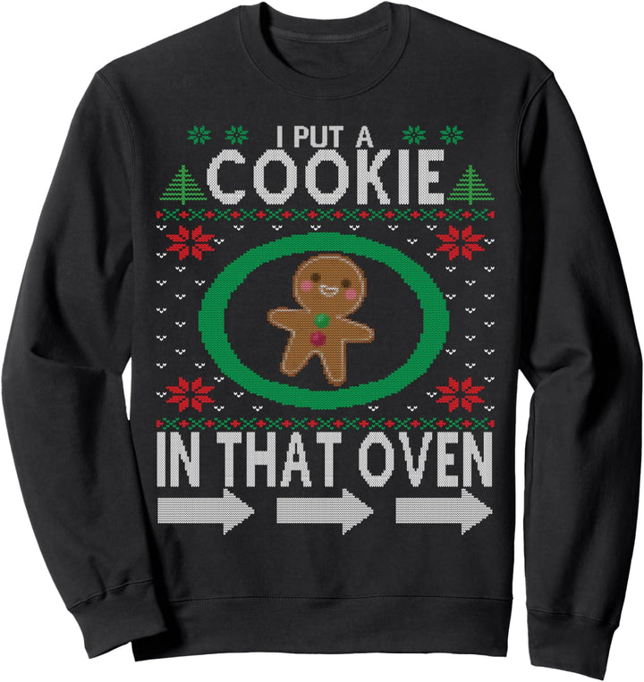 Ugly Christmas Pregnancy Announcement Expecting Dad Sweatshirt