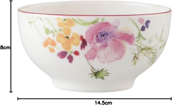Villeroy & Boch Mariefleur Basic 4er Set Müslischalen French-BOL oval Porzellan