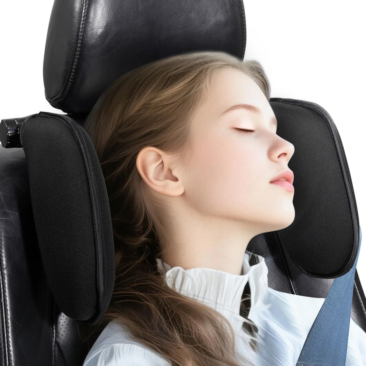 Spurtar Kopfstütze Auto Kinder Nackenkissen Auto Höhe einstellbar, 360 °Rotation, Weichem Gedächtnis