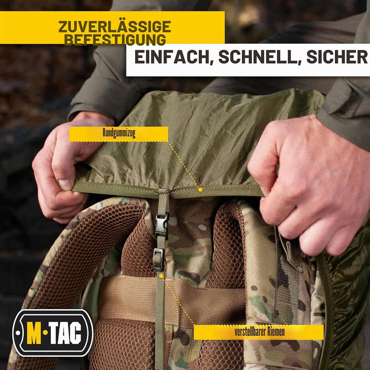 M-Tac Wasserdichter Regenschutz für Wandern, Camping, Reisen, M