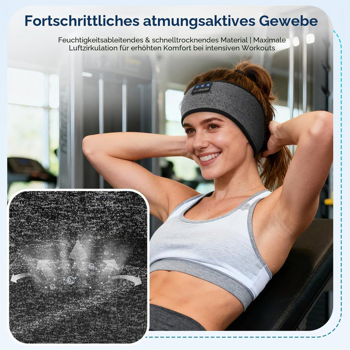 LC-dolida Schlafkopfhörer Bluetooth Stirnband Kopfhörer, Schlafkopfhörer Seitenschläfer Schlaf zum K