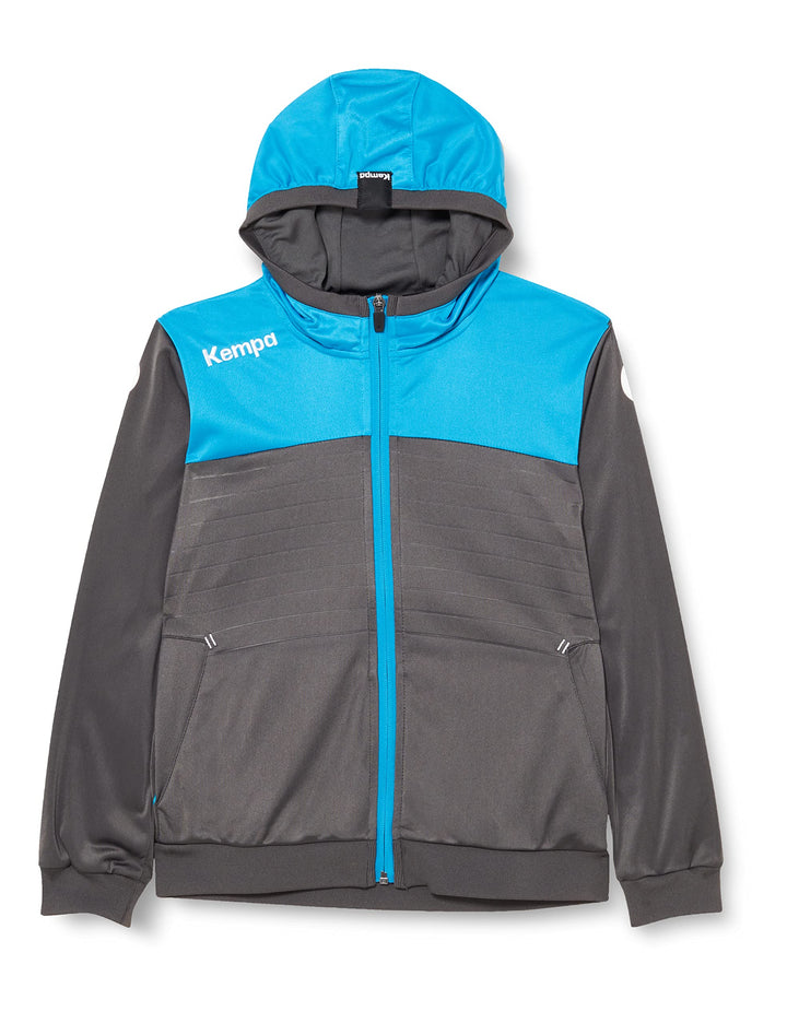 Kempa Women's Emotion 2.0 Hooded Jacket Men's Hooded Jacket M Anthra/Kempablau, M Anthra/Kempablau