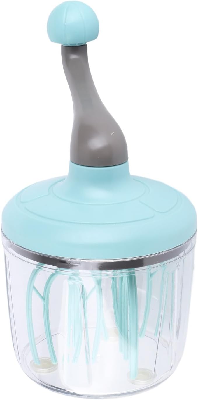 Handgekurbelter Sahnemixer, Manueller Schneebesen, Backen, Mischwerkzeuge, Küchenzubehör, 1100 Ml, A