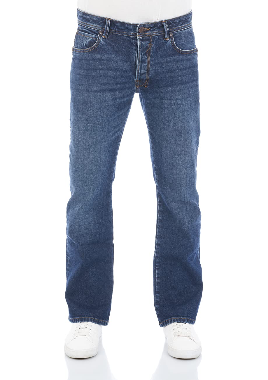 LTB Herren Jeans Hose Roden Bootcut Jeanshose Basic Baumwolle Denim Stretch Tiefer Bund Blau w28 w29