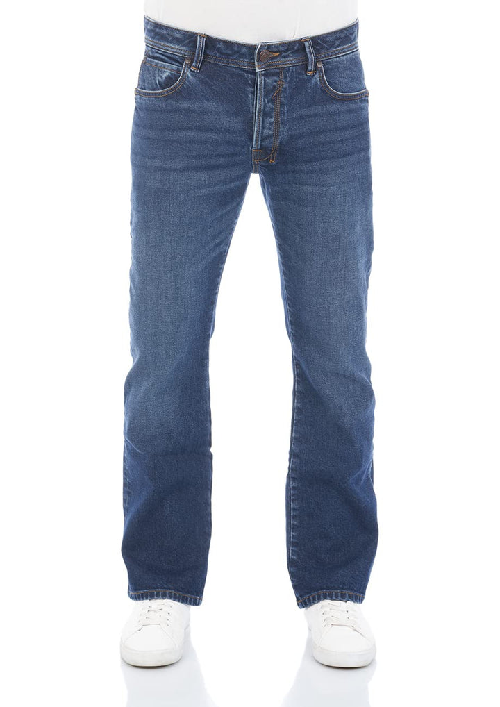LTB Herren Jeans Hose Roden Bootcut Jeanshose Basic Baumwolle Denim Stretch Tiefer Bund Blau w28 w29