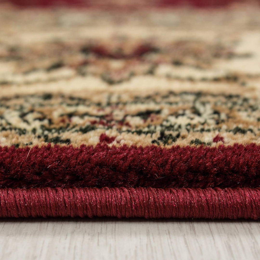 Carpetsale24 Teppich Wohnzimmer Traditioneller Orientalisch Design Rot 160 x 230 cm - Kurzflor Teppi
