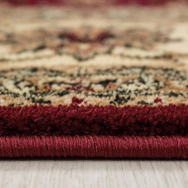 Carpetsale24 Teppich Wohnzimmer Traditioneller Orientalisch Design Rot 160 x 230 cm - Kurzflor Teppi