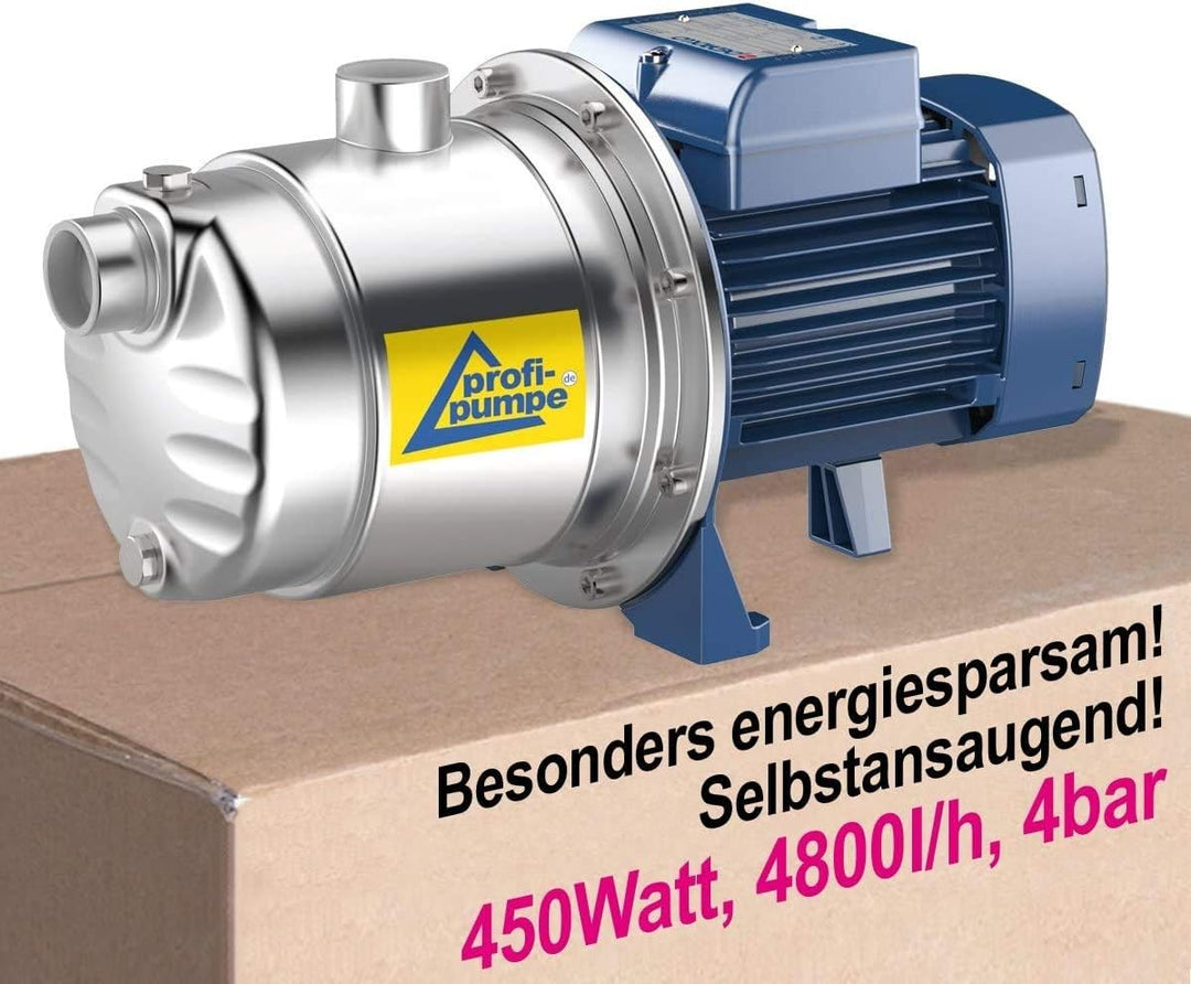 HAUSWASSERWERK HAUSWASSERAUTOMAT KREISELPUMPE PUMPE INNO-TEC 450 Watt LEISE ENERGIESPARSAME SELBSTAN