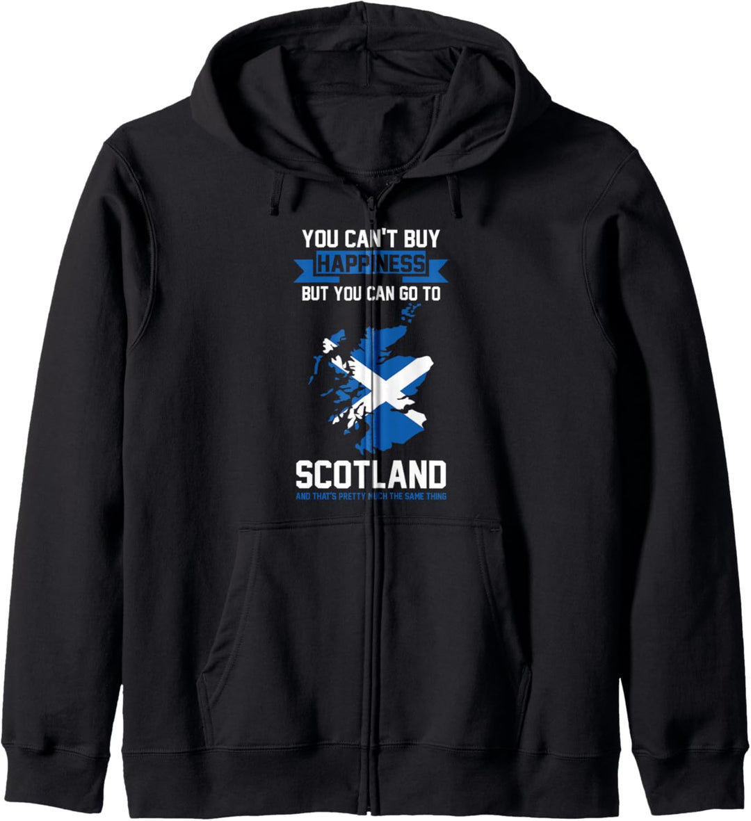 Glück können Sie nach Schottland gehen Kapuzenjacke