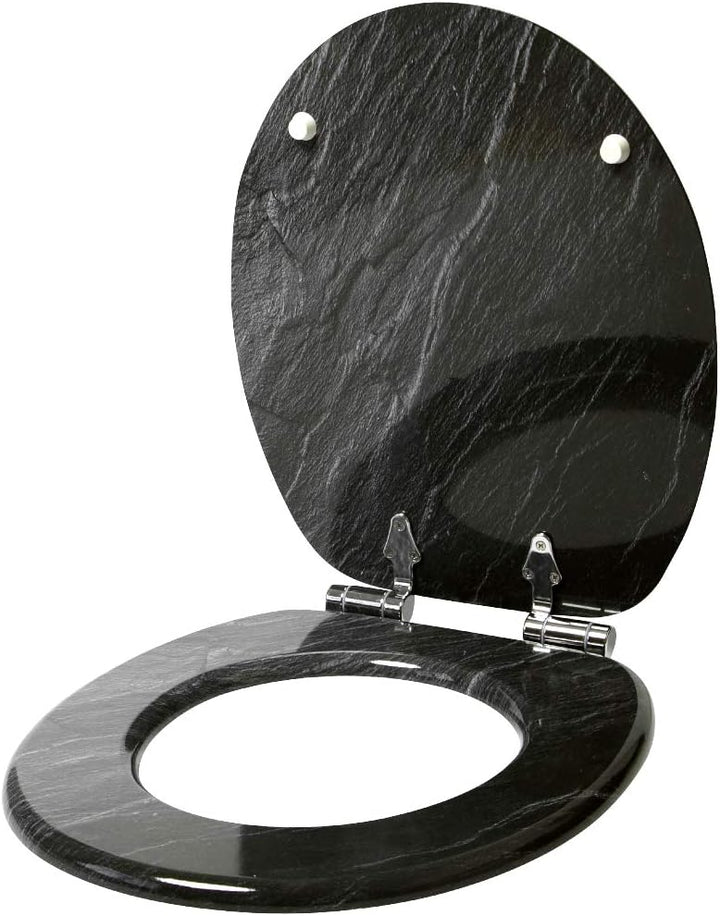 Sanilo WC Sitz, viele schöne schwarze Toilettendeckel zur Auswahl, hochwertige und stabile Qualität