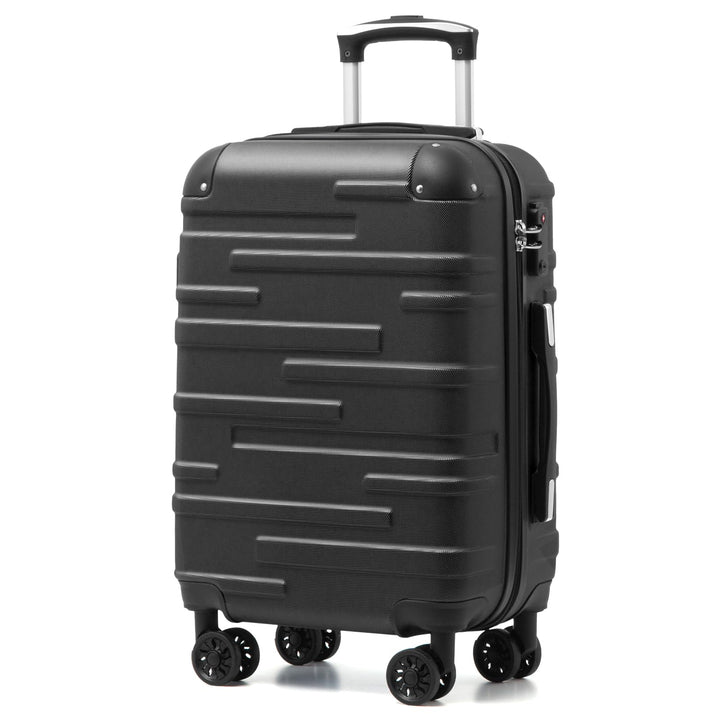 COOLIFE Hartschalen-Koffer Rollkoffer Reisekoffer Vergrösserbares Gepäck (Nur Grosser Koffer Erweite
