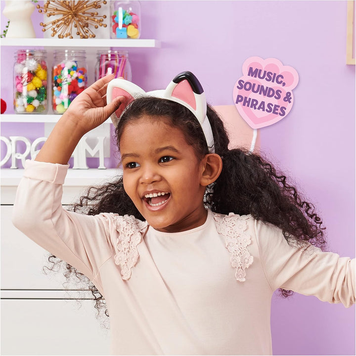 DREAMWORKS GABBY'S DOLLHOUSE - Magical Musical Cat Ears, Haarreif mit Katzenohren, mit Licht, Geräus