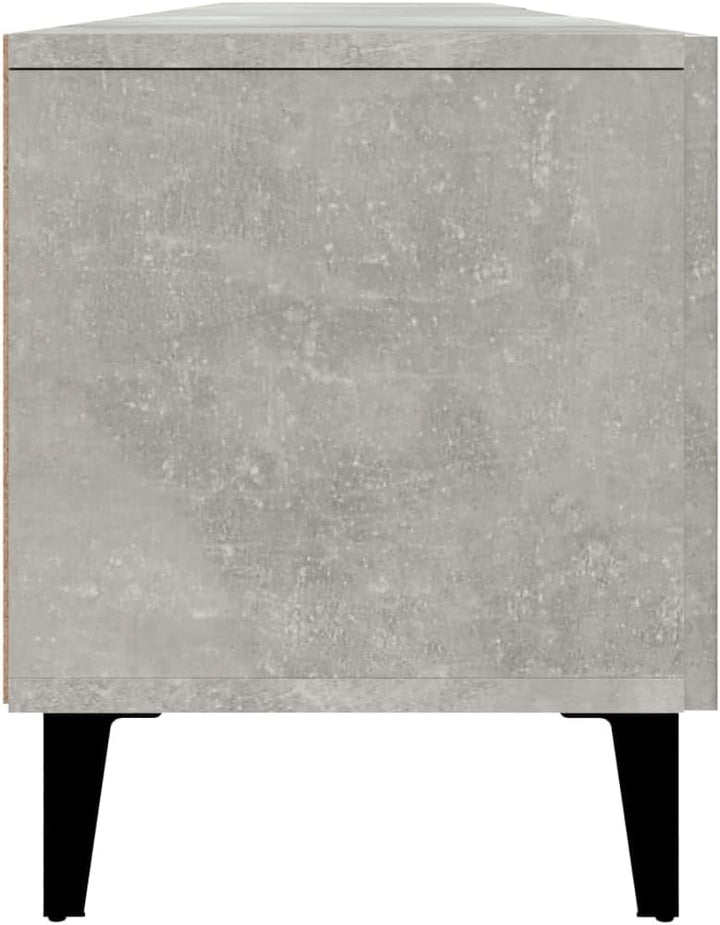 vidaXL TV-Schrank Betongrau 180x31,5x40 cm Holzwerkstoff, Betongrau