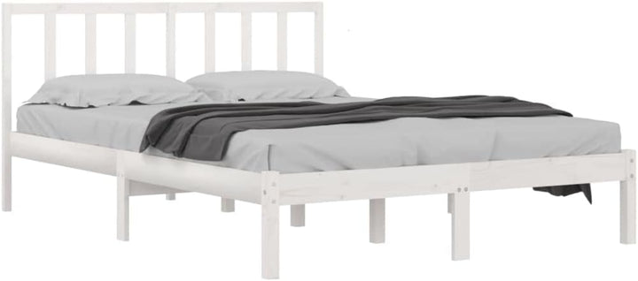 vidaXL Massivholzbett Holzbett Bett Doppelbett Bettgestell Bettrahmen Lattenrost Schlafzimmermöbel S