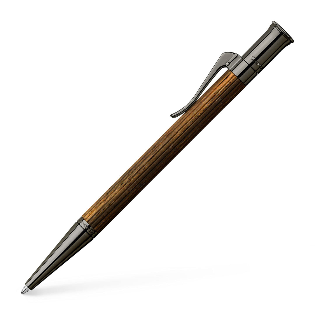 Graf von Faber-Castell 145536 - Drehkugelschreiber Classic, Macassar, Strichbreite B
