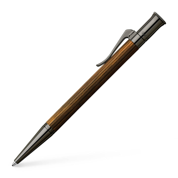 Graf von Faber-Castell 145536 - Drehkugelschreiber Classic, Macassar, Strichbreite B