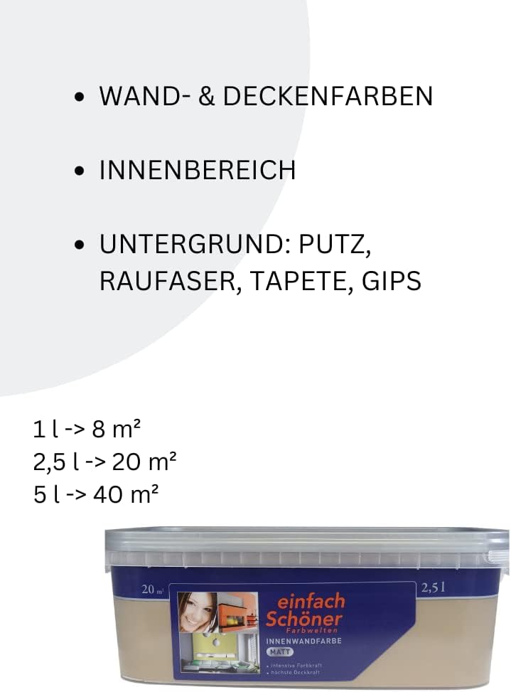 Wilckens Innenwandfarbe matt, 1 l, Abend Rot 1 l (1er Pack) Abend Rot, 1 l (1er Pack) Abend Rot