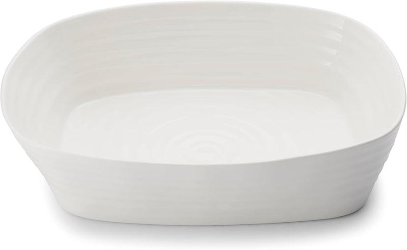 Portmeirion Home & Gifts Sophie Conran Lasagne Bräter (Weiss, 11,5 Zoll), Weiss