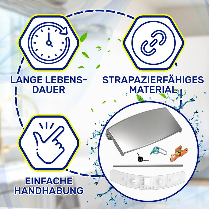 Waschmaschine Griff im Set mit dem Originalcode 405508555/1 4055085551 für Electrolux für AEG für Za