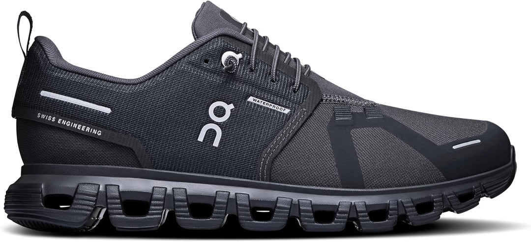 On Cloud 6 Herren-Sneaker, Schwarz/Schwarz, 10.5