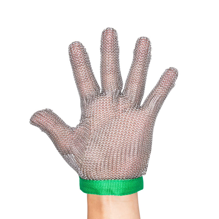 ThreeH Schnittschutzhandschuhe 304L Edelstahlgewebe Küchenmetzger arbeitet schneiden Schutzhandschuh
