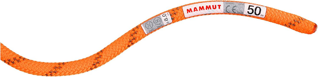 Mammut 8.0 Alpine Dry Rope orange - 60 m Dry Standard safety orange-boa 60 m, Dry Standard safety or