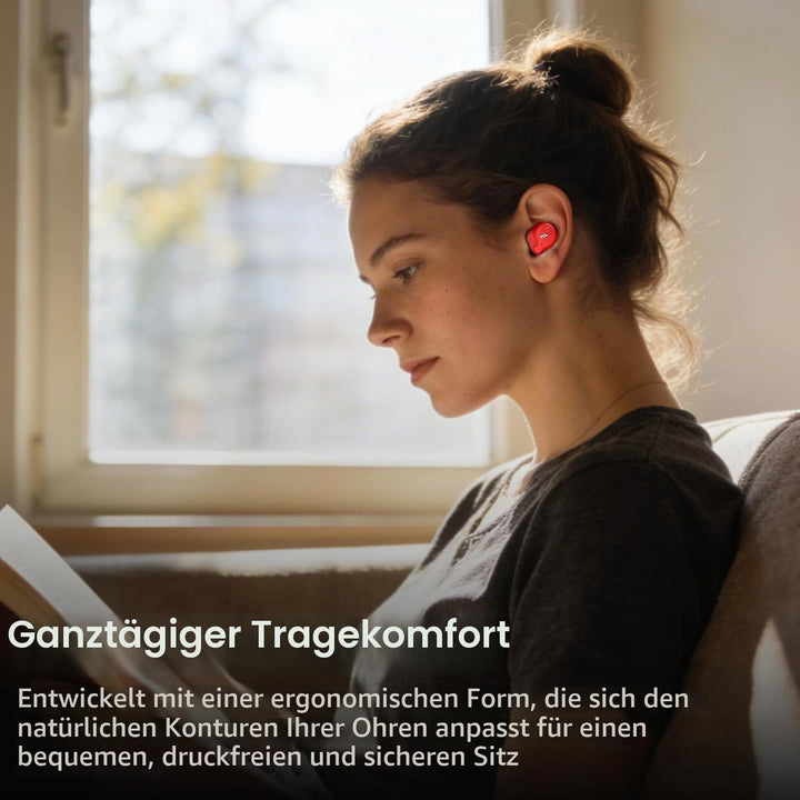 TOZO NC9 Bluetooth Kopfhörer In Ear mit Hybrid ANC (45dB), 6 Mikrofone ENC für Homeoffice &amp; Pendeln,