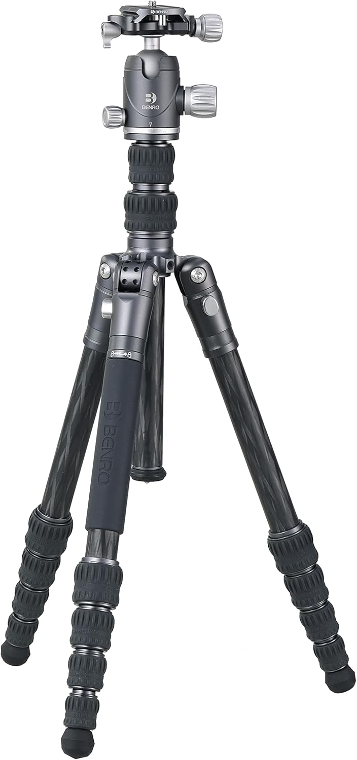 Benro Bat Series 05C Kohlefaser-Stativ und VX20 5 Abschnitte Kopf Schläger Carbon 05C Stativ + VX20