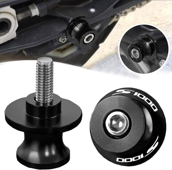 2pcs Montageständer Racingadapter M8*1,5 Bobbins CNC Ständeraufnahme Für S1000R S1000RR S1000XR S100