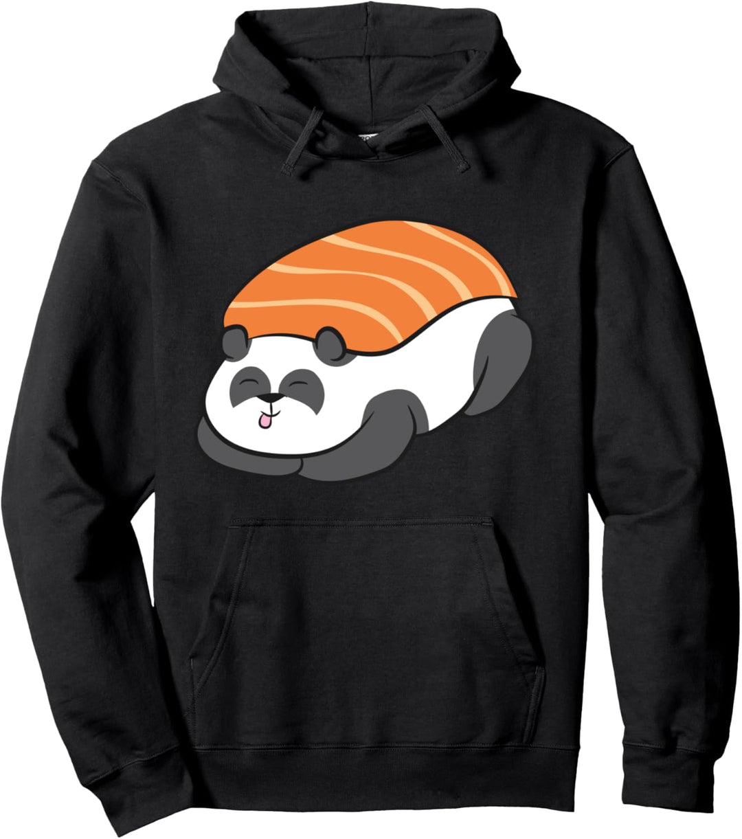 Lustiger Panda Sushi Japanisches Essen Sushi-Panda Pullover Hoodie