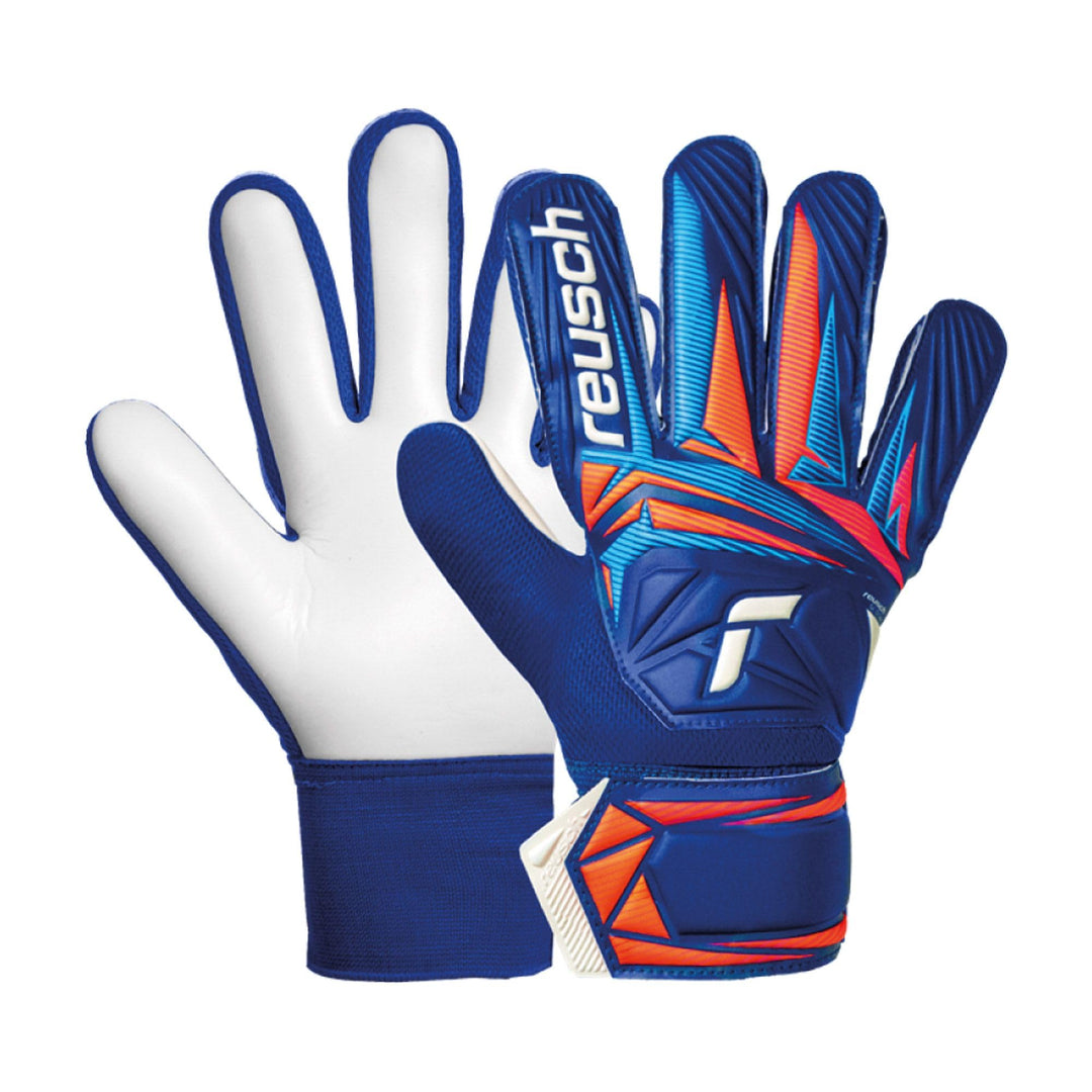 Reusch Attrakt Starter Solid Junior Sharp Blue/White/Shocking 8, 8