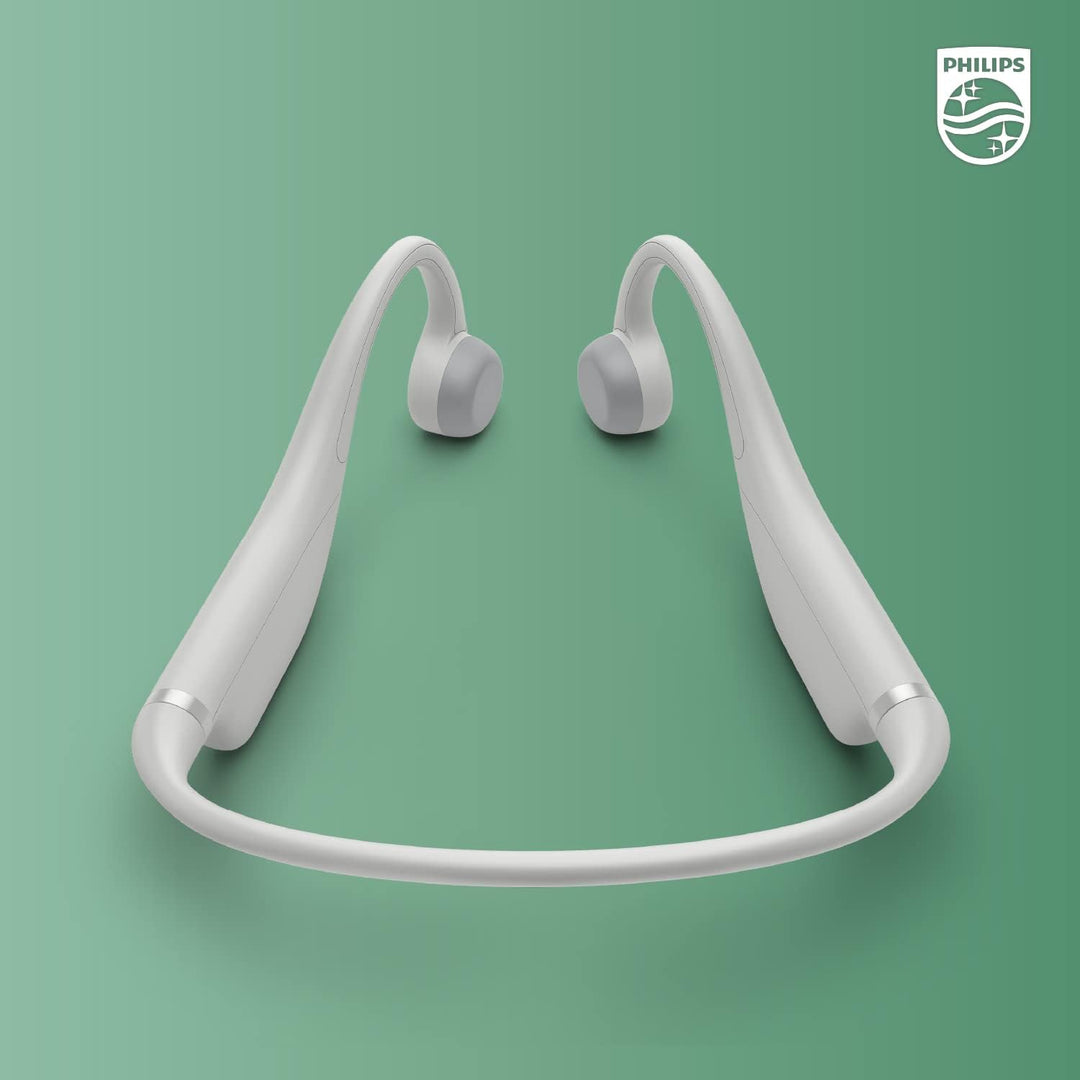 Philips K4607GY Bluetooth-Kopfhörer für Knochenleitung, mit internem Mikrofon und Kindersicherung, G