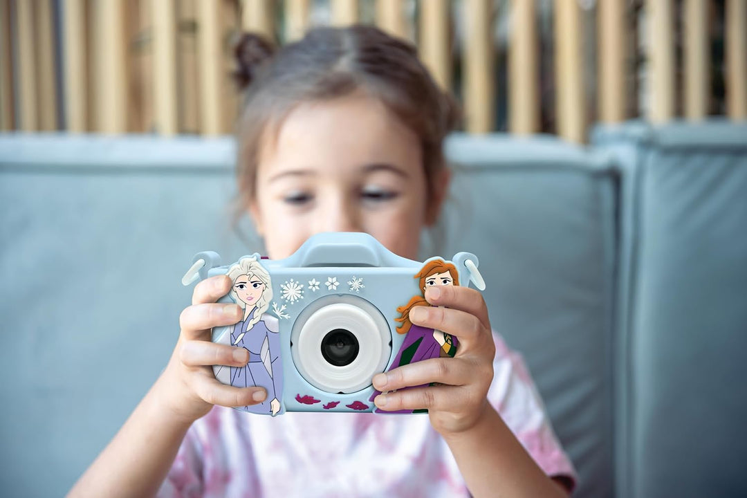 Lexibook, Frozen, 4-in-1 camera voor kinderen met bescherming, Foto-, video-, MP3- en spelletjesfunc