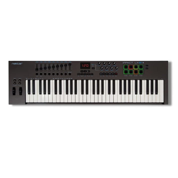 Nektar Impact LX61 + USB-MIDI-Controller-Keyboard mit DAW-Integration Single, Single