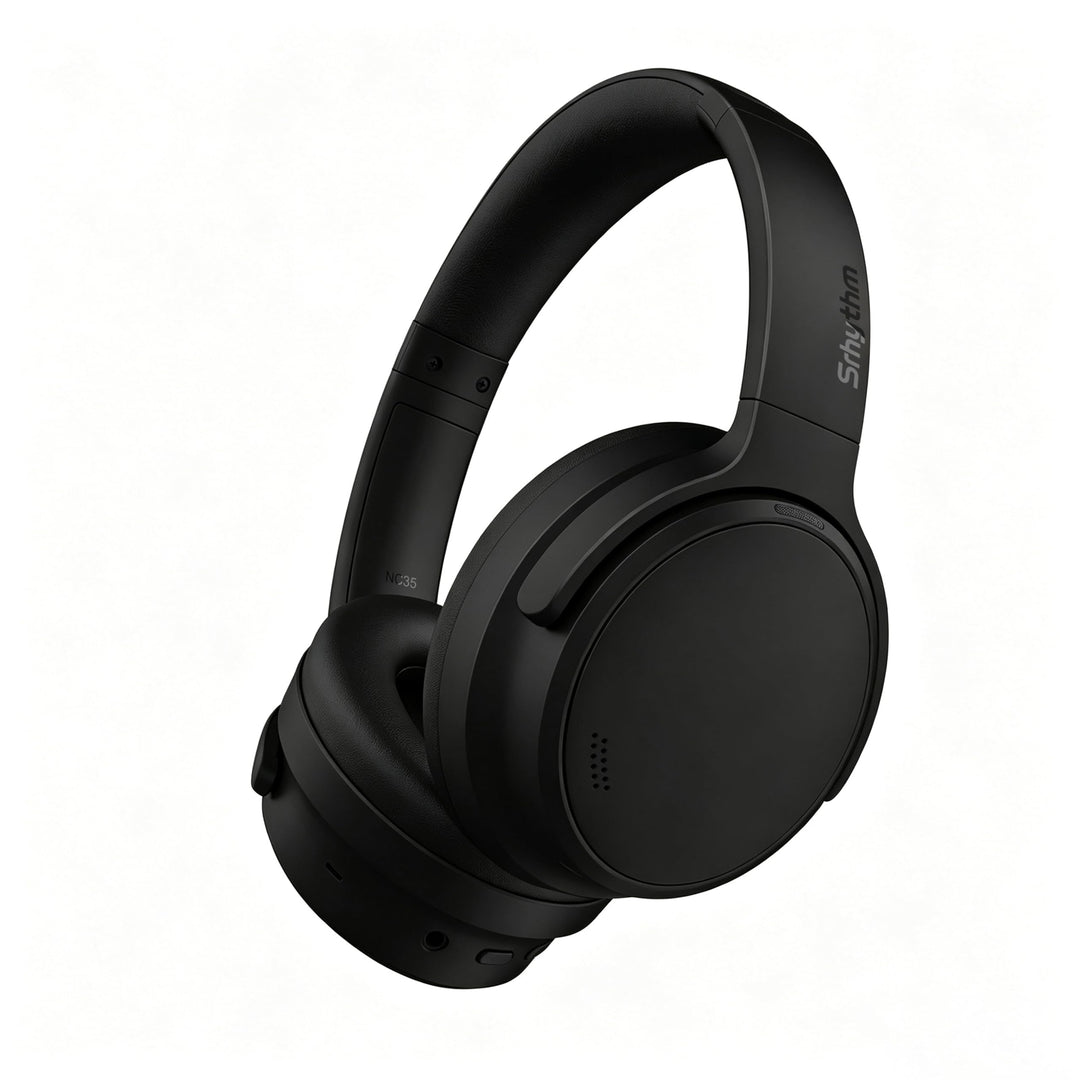Srhythm NiceComfort 35 (2. Generation) Hybrid-Kopfhörer mit Geräuschunterdrückung, Bluetooth 6.0, 5