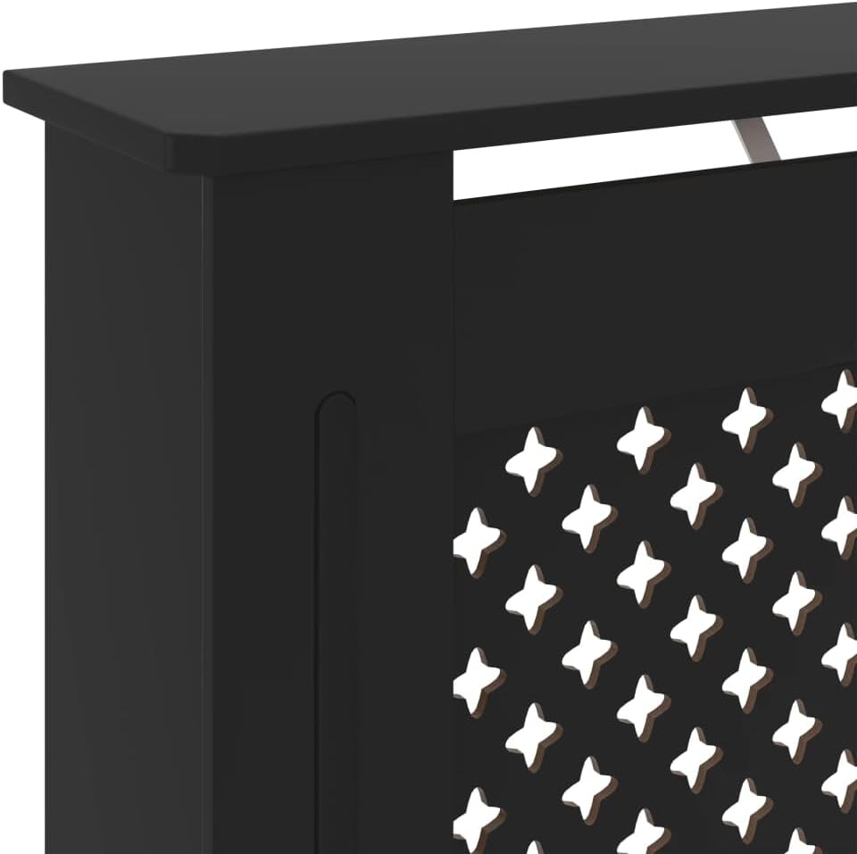 Wohnzimmer Heizkörperabdeckung 78x19x81.5 cm MDF Heizkörperverkleidung Dekorative Wabenmuster Design