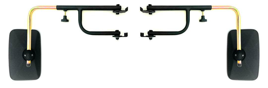 2x Aussenspiegel 250x165 E20 ø15-22 und Spiegelhalter für NEW HOLLAND, URSUS, ZETOR, JD, MF, REN CEL