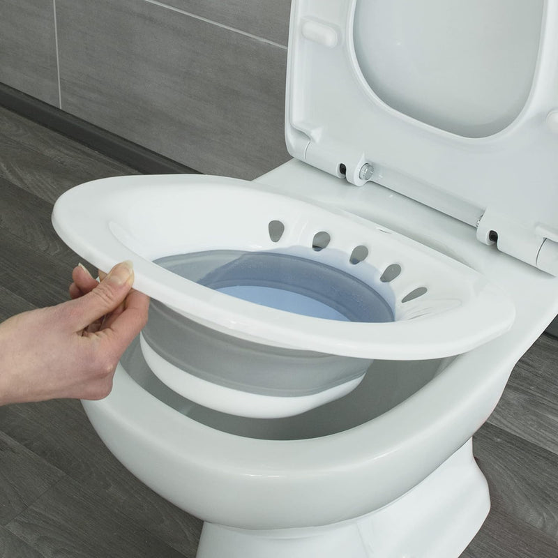 Cornat Bidet-Toiletteneinsatz - Passend für gängige WC-Sitz-Modelle - Pflegeleichter Thermoplast - w