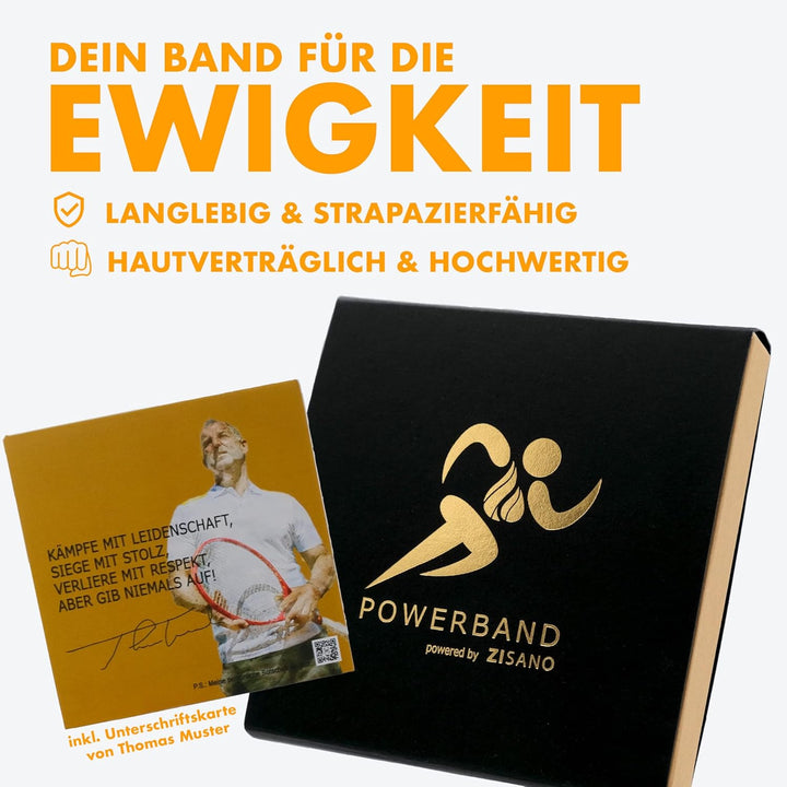 ZISANOPOWER Power & Balance Armbänder - Versch. Farben & Grössen - Echtes Lederarmband Herren Damen