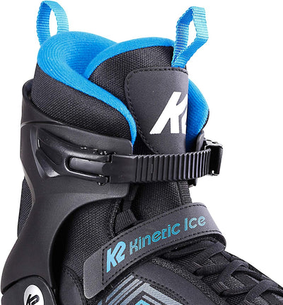 K2 Skates Herren Schlittschuhe Kinetic Ice M, black - blue, 25E0230 EU: 44 (UK: 9.5 / US: 10.5) blac