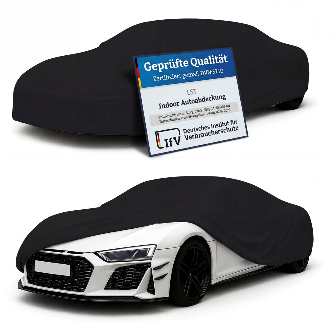 LST Autoabdeckung Indoor – lackschonende und Dehnbare Autogarage. Car Cover Innenbereich für Autohäu
